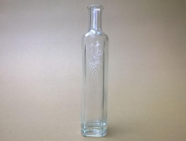 nr 1 pezzo art Bottiglia Bora Spallata 200 ml vetro bianco tappo n°25 