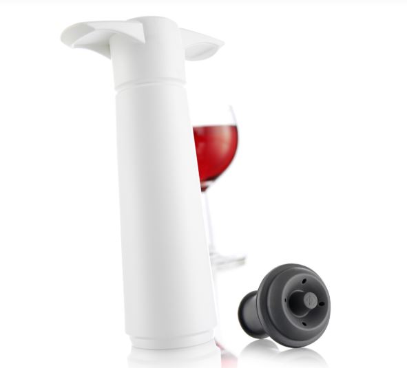 Le Creuset Set con Pompetta per Vino e Tappi Assortiti Giallo Conservazione del Vino Plastica WA 137 