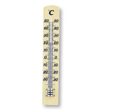 Termometro ambiente tradizionale in legno per misurare la temperatura  ambiente-può essere utilizzato all'interno o all'esterno ed è ideale per  casa