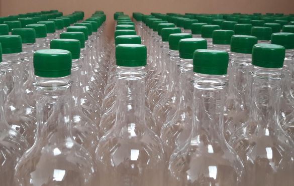 Bottiglie in plastica